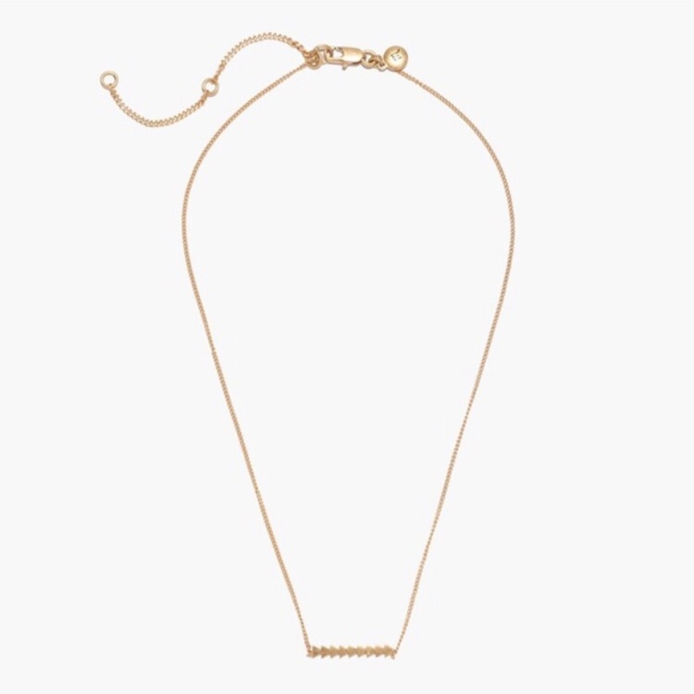 Madewell Arrow Bar Pendant Necklace